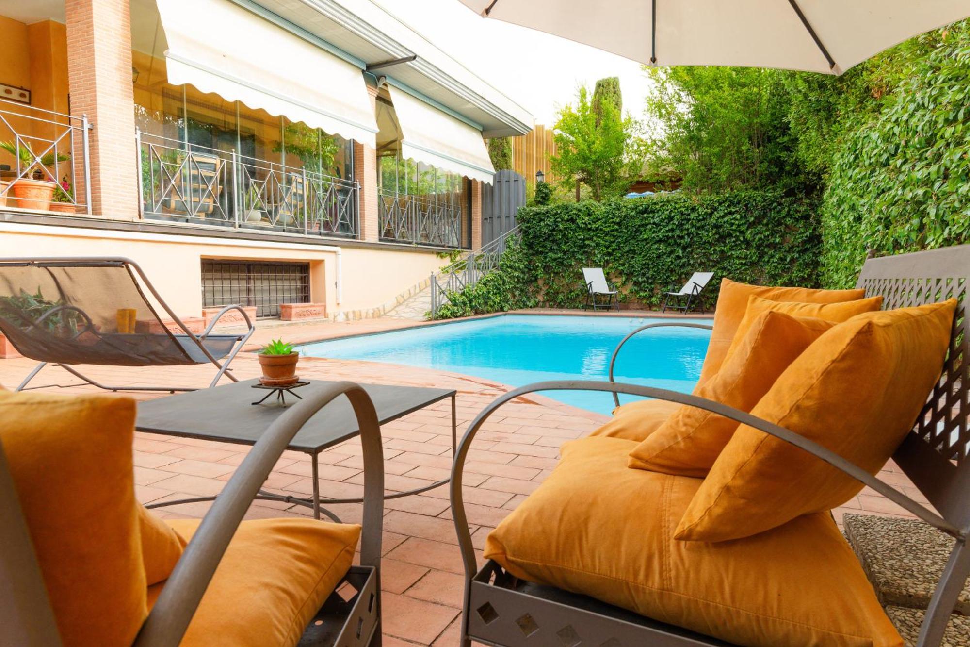 Villa Aureliana With Pool Near San Peter Рим Экстерьер фото